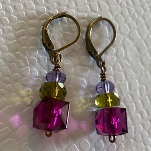 Elegant Multicolor Beaded Earrings